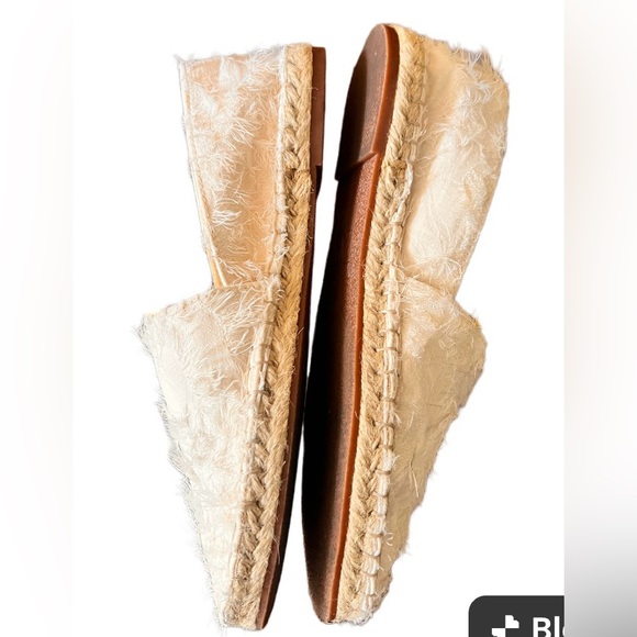 Zara Off White Fabric Espadrille, Size 38 - Picture 4 of 5